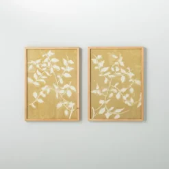 (Set Of 2) 18"x24" Honeysuckle Print Framed Wall Art - Hearth & Hand™ With Magnolia 9 (Set Of 2) 18"x24" Honeysuckle Print Framed Wall Art - Hearth & Hand™ With Magnolia -Selected Home Furnishings Store GUEST 6946c438 a696 4416 a7ad 5514a7d80865