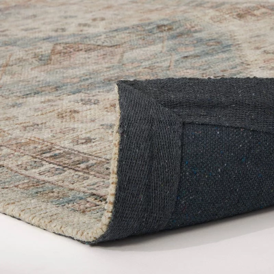 3'x5' Light Distressed Diamond Persian Style Rug Neutral - Threshold™ Designed With Studio McGee 5 3'x5' Light Distressed Diamond Persian Style Rug Neutral - Threshold™ Designed With Studio McGee - Image 3