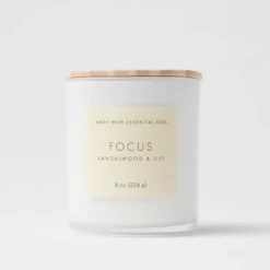 Wood Lidded Glass Wellness Focus Candle - Threshold™ 9 Wood Lidded Glass Wellness Focus Candle - Threshold™ -Selected Home Furnishings Store GUEST 6ad6f3d2 39ad 4239 9365 f6449a665735
