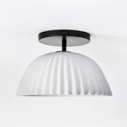 Scalloped Semi-Flush Mount Ceiling Light - Threshold™ Designed With Studio McGee 10 Scalloped Semi-Flush Mount Ceiling Light - Threshold™ Designed With Studio McGee -Selected Home Furnishings Store GUEST 6b50e049 4ed7 42c0 b38a 9b5300cd63a6