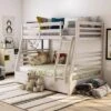 HOMES: Inside + Out Twin Over Full Kids' Emma Bunk Bed Wire Brushed White - IoHOMES 2 HOMES: Inside + Out Twin Over Full Kids' Emma Bunk Bed Wire Brushed White - IoHOMES -Selected Home Furnishings Store GUEST 6cf62136 8143 449d 9d47 0097d2fb8883