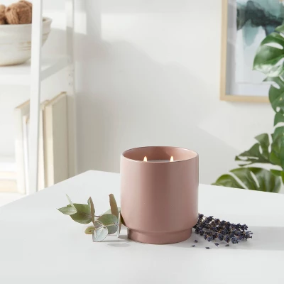 14oz Matte Ceramic Candle Lavender & Eucalyptus Lavender - Project 62™ 3 14oz Matte Ceramic Candle Lavender & Eucalyptus Lavender - Project 62™