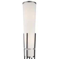 Possini Euro Design Flute Modern Torchiere Floor Lamp 64" Tall Satin Black Brushed Nickel White Linen Shade For Living Room Bedroom Office House Home 12 Possini Euro Design Flute Modern Torchiere Floor Lamp 64" Tall Satin Black Brushed Nickel White Linen Shade For Living Room Bedroom Office House Home -Selected Home Furnishings Store GUEST 6d8338c9 1eea 4637 a805 c6f342edfa75