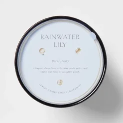 Colored Vase Glass With Dustcover Rainwater Lily Candle Gray - Threshold™ 12 Colored Vase Glass With Dustcover Rainwater Lily Candle Gray - Threshold™ -Selected Home Furnishings Store GUEST 6efd91a6 961e 4e90 a80c c65ad3c57740