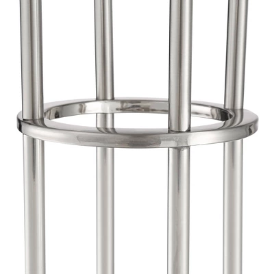 Possini Euro Design Modern Tree Floor Lamp With USB Charging Port 4-Light 72" Tall Brushed Nickel Glass Shade Living Room Reading 5 Possini Euro Design Modern Tree Floor Lamp With USB Charging Port 4-Light 72" Tall Brushed Nickel Glass Shade Living Room Reading - Image 3