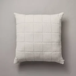 26"x26" Grid Lines Matelassé Euro Bed Pillow - Hearth & Hand™ With Magnolia 11 26"x26" Grid Lines Matelassé Euro Bed Pillow - Hearth & Hand™ With Magnolia -Selected Home Furnishings Store GUEST 7280e9cd ab8a 49a9 9d07 768157928abe