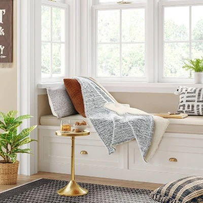 Tipped Snow Leopard Faux Fur Reversible Throw Blanket - Threshold™ 3 Tipped Snow Leopard Faux Fur Reversible Throw Blanket - Threshold™