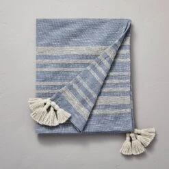 Heathered Stripe Tasseled Woven Throw Blanket - Hearth & Hand™ With Magnolia -Selected Home Furnishings Store GUEST 7875158e b8bb 4d10 98bc dd0b4288eb91