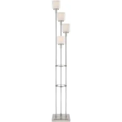 Possini Euro Design Modern Tree Floor Lamp With USB Charging Port 4-Light 72" Tall Brushed Nickel Glass Shade Living Room Reading 17 Possini Euro Design Modern Tree Floor Lamp With USB Charging Port 4-Light 72" Tall Brushed Nickel Glass Shade Living Room Reading -Selected Home Furnishings Store GUEST 788c85f5 5da2 46be 9e0e 119e5f96e772