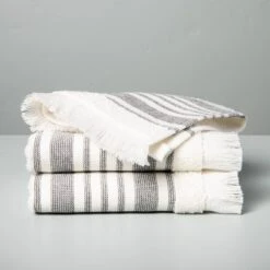 Multistripe Bath Towels Cream/Gray - Hearth & Hand™ With Magnolia 11 Multistripe Bath Towels Cream/Gray - Hearth & Hand™ With Magnolia -Selected Home Furnishings Store GUEST 78ade48d d25d 4e09 b83f 227a74722f75
