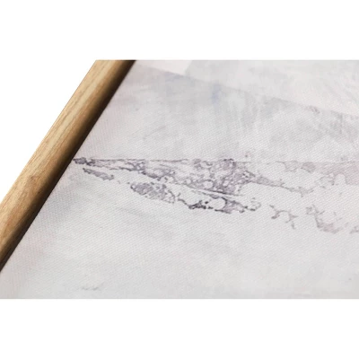 58" X 38" Tonal Abstract Framed Canvas - Threshold™ Designed With Studio McGee 5 58" X 38" Tonal Abstract Framed Canvas - Threshold™ Designed With Studio McGee - Image 3