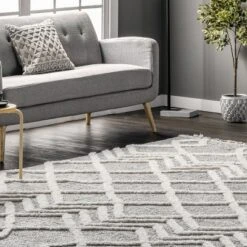 NuLOOM Wylde High Low Soft Shaggy Diamond Moroccan Tassel Area Rug 18 NuLOOM Wylde High Low Soft Shaggy Diamond Moroccan Tassel Area Rug -Selected Home Furnishings Store GUEST 7aebebd3 096c 4084 8883 38181331588b