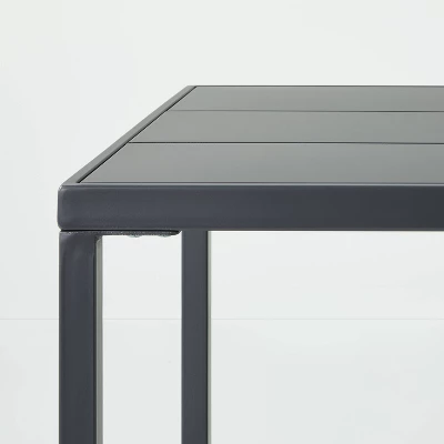 3pc Kids' Metal Outdoor Table Set - Dark Gray - Hearth & Hand™ With Magnolia 6 3pc Kids' Metal Outdoor Table Set - Dark Gray - Hearth & Hand™ With Magnolia - Image 4