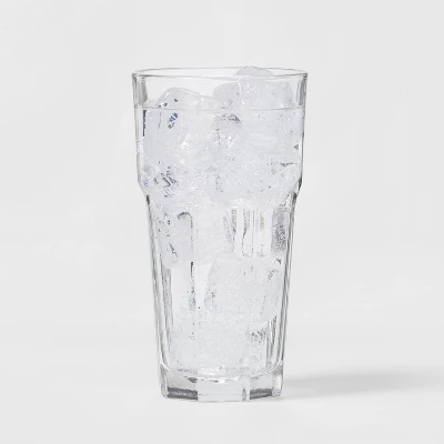 12pc Glass Tremont Tall And Short Faceted Tumbler Set - Threshold™ 4 12pc Glass Tremont Tall And Short Faceted Tumbler Set - Threshold™ - Image 2