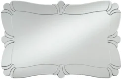 Possini Euro Design Fabrina Rectangular Vanity Decorative Wall Mirror Modern Beveled Edge Flower Glass Mirrored Frame 26" Wide For Bathroom Bedroom 13 Possini Euro Design Fabrina Rectangular Vanity Decorative Wall Mirror Modern Beveled Edge Flower Glass Mirrored Frame 26" Wide For Bathroom Bedroom -Selected Home Furnishings Store GUEST 7d6eda21 c3bc 4f10 86e7 3f8e143564b5