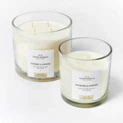 Clear Glass Cypress & Juniper Candle White - Threshold™ Designed With Studio McGee 9 Clear Glass Cypress & Juniper Candle White - Threshold™ Designed With Studio McGee -Selected Home Furnishings Store GUEST 7d898c39 8a13 4ddb bd04 1def94ae2a46