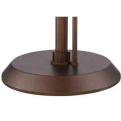 Possini Euro Design Traverse Modern Floor Lamp With LED Gooseneck Reading Light 64" Tall Oil Rubbed Bronze Oatmeal Drum Shade For Living Room Bedroom -Selected Home Furnishings Store GUEST 7f36241e 0024 4cd7 a5ed 4ea06baea84a