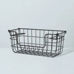 Stacking Wire Storage Basket Matte Black - Hearth & Hand™ With Magnolia 10 Stacking Wire Storage Basket Matte Black - Hearth & Hand™ With Magnolia -Selected Home Furnishings Store GUEST 7f465f04 db4c 47cf 9411 7c8a601ab948