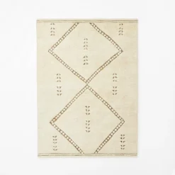 Cedar Hills Plush Geo Print Rug Cream - Threshold™ Designed With Studio McGee -Selected Home Furnishings Store GUEST 803b2990 f6d8 42ad 8867 ab9384e518ff