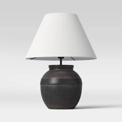 Large Ceramic Table Lamp Black - Threshold™ 6 Large Ceramic Table Lamp Black - Threshold™ - Image 4