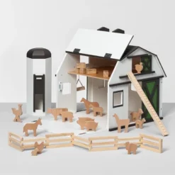 New Arrival 6 Toy Barn With Animal Figurines - Hearth & Hand™ With Magnolia