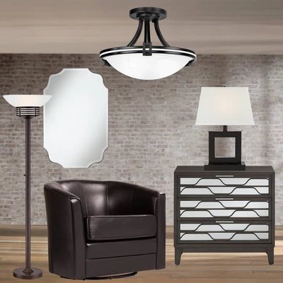 Possini Euro Design Light Blaster Modern Torchiere Floor Lamp 72 1/2" Tall Warm Bronze LED White Frosted Glass Bowl Shade For Living Room Bedroom Home 10 Possini Euro Design Light Blaster Modern Torchiere Floor Lamp 72 1/2" Tall Warm Bronze LED White Frosted Glass Bowl Shade For Living Room Bedroom Home - Image 8