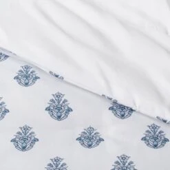 5pc Block Print With Border Comforter Bedding Set White/Blue - Threshold™ 11 5pc Block Print With Border Comforter Bedding Set White/Blue - Threshold™ -Selected Home Furnishings Store GUEST 87dd5d83 f936 452c b43a 910fde851cfd