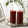 2pk Pillars Warm Cider & Cinnamon Red - Threshold™ -Selected Home Furnishings Store GUEST 88dc92a0 d86a 4bb1 88a9 9a531c06cc3e