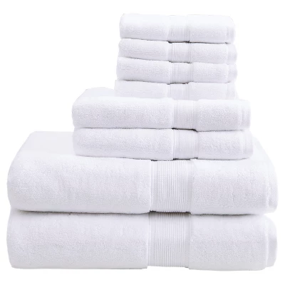 8pc Cotton Bath Towel Set 15 8pc Cotton Bath Towel Set - Image 13