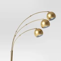 Span 3-Head Metal Globe Floor Lamp Brass - Threshold™ 8 Span 3-Head Metal Globe Floor Lamp Brass - Threshold™ -Selected Home Furnishings Store GUEST 8e157d15 c278 49ac 9708 273e760dcead