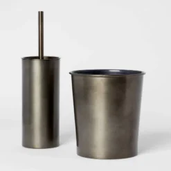 Aluminum Toilet Brush And Holder Set With Aged Metal Finish Gray - Threshold™ 7 Aluminum Toilet Brush And Holder Set With Aged Metal Finish Gray - Threshold™ -Selected Home Furnishings Store GUEST 8ef08b23 f6d2 4c7b 8990 b0c2c3aed888