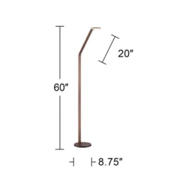 Possini Euro Design Magnum Modern Task Floor Lamp 61" Tall French Bronze Brown Metal LED Adjustable For Living Room Reading Bedroom Office House Home 16 Possini Euro Design Magnum Modern Task Floor Lamp 61" Tall French Bronze Brown Metal LED Adjustable For Living Room Reading Bedroom Office House Home -Selected Home Furnishings Store GUEST 8f9282ea ef7d 4ebc 9c78 ebead13ea845