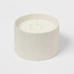 Textured Straight Side Ceramic Warm Cider & Cinnamon Candle White - Threshold™ 10 Textured Straight Side Ceramic Warm Cider & Cinnamon Candle White - Threshold™ -Selected Home Furnishings Store GUEST 913d534b 649d 4c6d 9f5e ee9feea56dbd