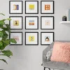 Set Of 9 Gallery Frame Set 10" X 10" Matted To 5" X 5" Black - Room Essentials™ 1 Set Of 9 Gallery Frame Set 10" X 10" Matted To 5" X 5" Black - Room Essentials™ -Selected Home Furnishings Store GUEST 9207bf8f 4198 4900 88c9 d5a0fba36827