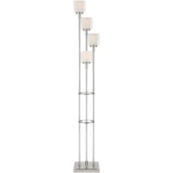 Possini Euro Design Athena Modern Floor Lamp 72" Tall Brushed Nickel 4 Light Tree Clear Outer Opal Inner Double Glass Shade For Living Room Bedroom 15 Possini Euro Design Athena Modern Floor Lamp 72" Tall Brushed Nickel 4 Light Tree Clear Outer Opal Inner Double Glass Shade For Living Room Bedroom -Selected Home Furnishings Store GUEST 9216fb98 adc6 4062 a2b3 d139c90db34a