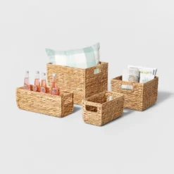 Woven Water Hyacinth Milk Crate - Brightroom™ 9 Woven Water Hyacinth Milk Crate - Brightroom™ -Selected Home Furnishings Store GUEST 9365bfe9 dbd8 490b ac54 8d2b5765ece7