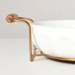 3qt Oven-to-Table Fluted Stoneware Round Baking Dish With Cradle Carrier Cream - Hearth & Hand™ With Magnolia 7 3qt Oven-to-Table Fluted Stoneware Round Baking Dish With Cradle Carrier Cream - Hearth & Hand™ With Magnolia -Selected Home Furnishings Store GUEST 946b3778 a0ff 4ff7 bb95 3c491bb7f6bb