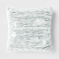 Tipped Snow Leopard Faux Fur Square Throw Pillow - Threshold™ -Selected Home Furnishings Store GUEST 94c4b8e7 6fad 41e3 bb20 ca6c544caa40