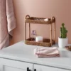 Natural Woven Tiered Vanity Bathroom Tray - Threshold™