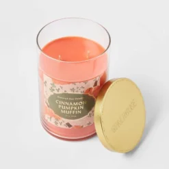21.5oz Lidded Glass Jar 2-Wick Cinnamon Pumpkin Muffin Candle - Opalhouse™ 5 21.5oz Lidded Glass Jar 2-Wick Cinnamon Pumpkin Muffin Candle - Opalhouse™ -Selected Home Furnishings Store GUEST 95a2c693 ed3f 47eb 8fbc d1701635a8da