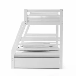 HOMES: Inside + Out Twin Over Full Kids' Emma Bunk Bed Wire Brushed White - IoHOMES 7 HOMES: Inside + Out Twin Over Full Kids' Emma Bunk Bed Wire Brushed White - IoHOMES -Selected Home Furnishings Store GUEST 971403d9 2e3b 46ae b3c3 3ce78103a25d
