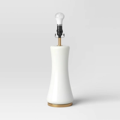 Large Opal Glass Lamp Base Off-White - Threshold™ 5 Large Opal Glass Lamp Base Off-White - Threshold™ - Image 3