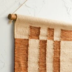 24" X 36" Hand Woven Jute/Polyester Wall Art With Wooden Dowel - Threshold™ 6 24" X 36" Hand Woven Jute/Polyester Wall Art With Wooden Dowel - Threshold™ -Selected Home Furnishings Store GUEST 97f48457 4e1f 4c9e 9aea 6019a16a2481