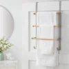 Over The Door Tiered Towel Rack With Wood - Brightroom™ 1 Over The Door Tiered Towel Rack With Wood - Brightroom™ -Selected Home Furnishings Store GUEST 98778a7f 8e0c 4c4a 9552 90944b50a1f8