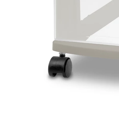 3 Drawer Wide Cart Spaceship Gray - Brightroom™ 4 3 Drawer Wide Cart Spaceship Gray - Brightroom™ - Image 3