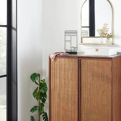 Fabric Divided Jewelry Box Cream - Hearth & Hand™ With Magnolia 3 Fabric Divided Jewelry Box Cream - Hearth & Hand™ With Magnolia