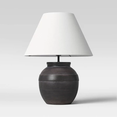 Large Ceramic Table Lamp Black - Threshold™ 7 Large Ceramic Table Lamp Black - Threshold™ - Image 5