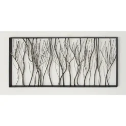 Metal Tree Distressed Dimensional Branch Wall Decor With Black Frame Silver - Olivia & May 8 Metal Tree Distressed Dimensional Branch Wall Decor With Black Frame Silver - Olivia & May -Selected Home Furnishings Store GUEST 9e915211 409e 44b7 9906 1f57e5ada243