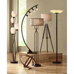 Possini Euro Design Meridian Light Blaster Modern Torchiere Floor Lamp 72" Tall Oil Rubbed Bronze LED Frosted Glass Shade For Living Room Bedroom Home 12 Possini Euro Design Meridian Light Blaster Modern Torchiere Floor Lamp 72" Tall Oil Rubbed Bronze LED Frosted Glass Shade For Living Room Bedroom Home -Selected Home Furnishings Store GUEST 9f10bba5 9a6c 4273 bb48 1d4a45d8cd14