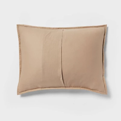 Standard Floral Print Trad Cotton Voile Lofty Quilt Sham Green - Threshold™ 5 Standard Floral Print Trad Cotton Voile Lofty Quilt Sham Green - Threshold™ - Image 3